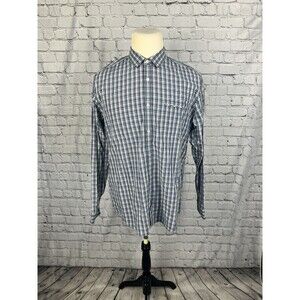 Hugo Boss Men’s XL Regular Fit Long Sleeve Button Front Shirt Multicolor Plaid